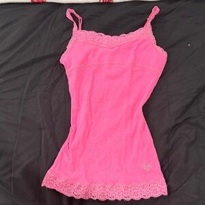 Justice Bright Pink Lace Camisole